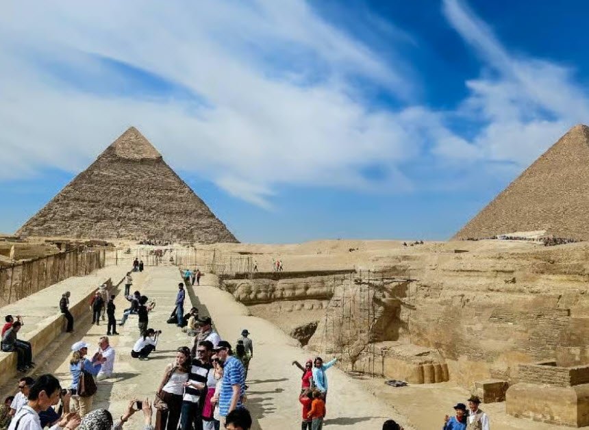 The Grand Egyptian Museum, Giza, near Pyramids Plateau, Egypt